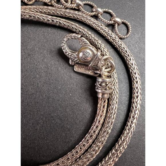 Sarda Bali sterling silver tulang naga extender 24 inch necklace - Picture 3 of 10